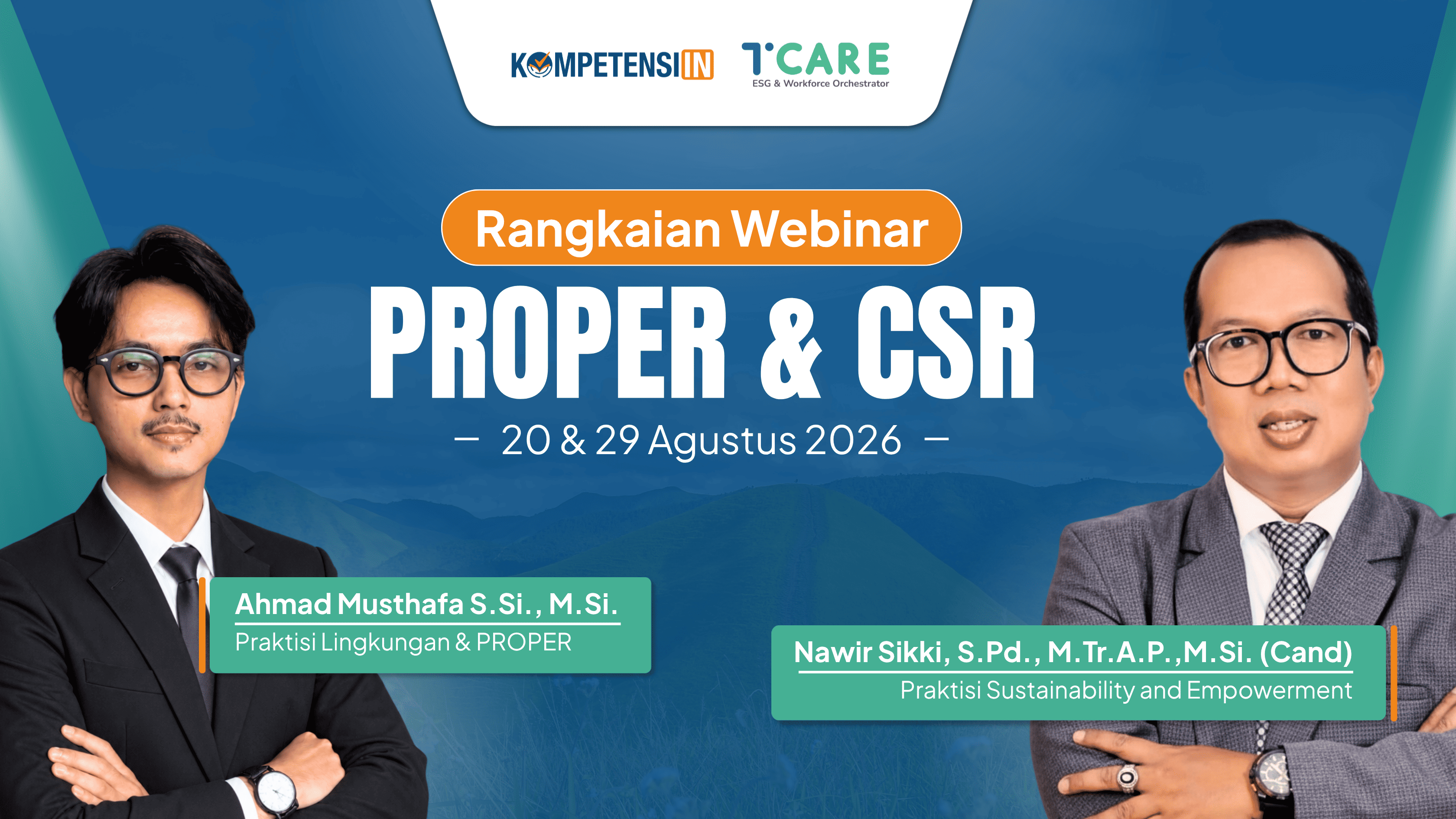 T.CARE Bersama KOMPETENSIIN Perkuat Pemahaman PROPER dan CSR melalui Rangkaian Webinar